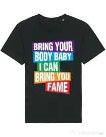 Tricou STANLEY STELLA barbat Bring your body Negru