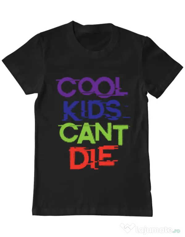 Tricou ADLER barbat Cool kids Negru