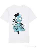 Tricou STANLEY STELLA barbat Dj robot Alb