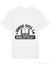 Tricou STANLEY STELLA barbat Donde esta la biblioteca Alb