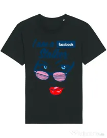 Tricou STANLEY STELLA barbat Facebook stalker Negru