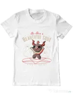 Tricou ADLER barbat Beautiful soul Alb