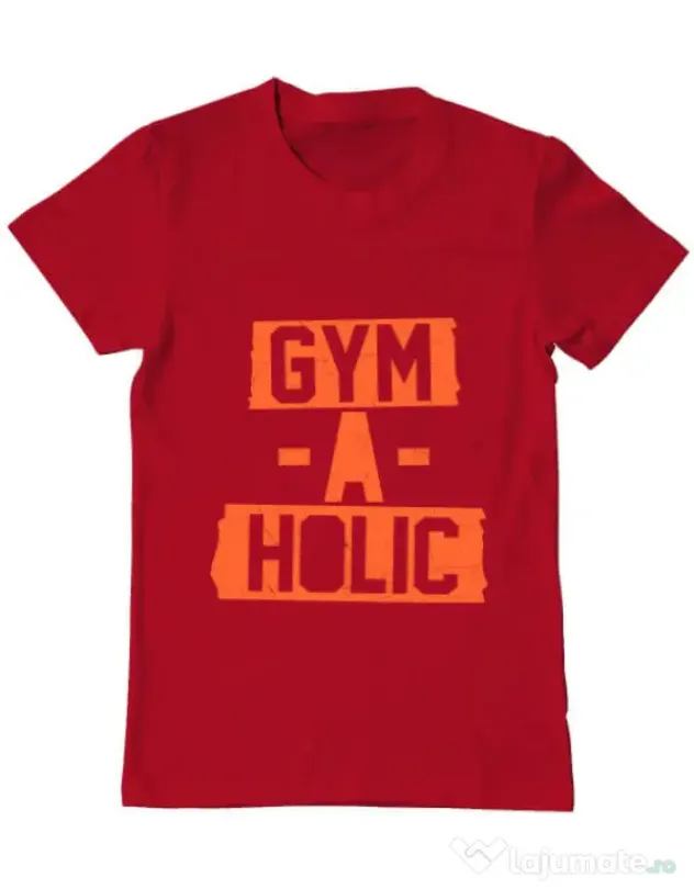 Tricou ADLER barbat Gymaholic Rosu