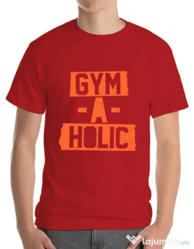 Tricou ADLER barbat Gymaholic Rosu
