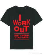 Tricou STANLEY STELLA barbat I work out Negru