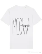 Tricou STANLEY STELLA barbat I am a cat Alb