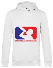 Hoodie barbat cu gluga Major league Alb