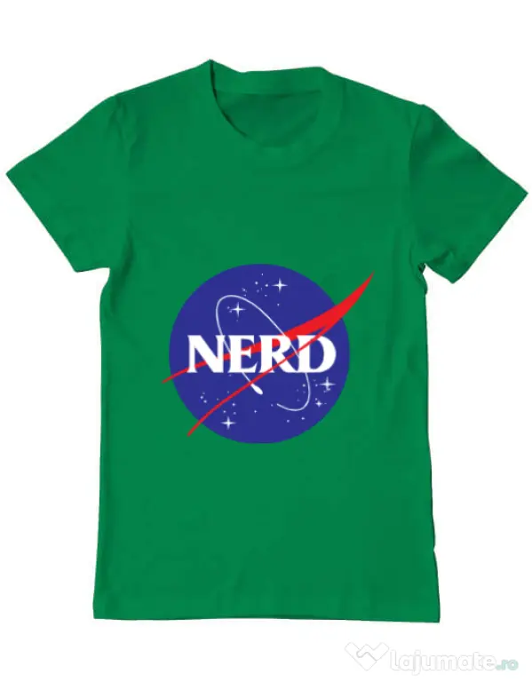 Tricou ADLER barbat Nerd Verde mediu