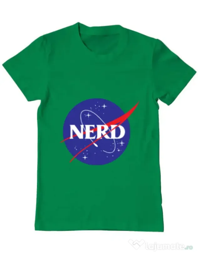 Tricou ADLER barbat Nerd Verde mediu