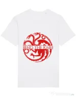 Tricou STANLEY STELLA barbat Bend the knee Alb