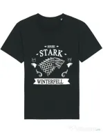Tricou STANLEY STELLA barbat House Stark Negru
