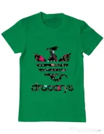 Tricou ADLER barbat Flower dracarys Verde mediu