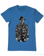 Tricou ADLER barbat The son of grenade Albastru azuriu