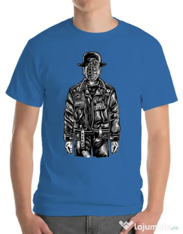 Tricou ADLER barbat The son of grenade Albastru azuriu