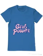 Tricou ADLER barbat Girl power Albastru azuriu
