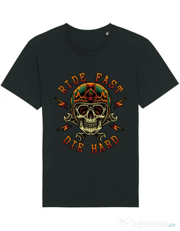 Tricou STANLEY STELLA barbat Bad rider Negru