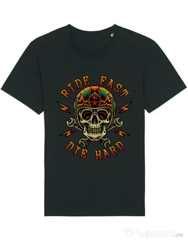 Tricou STANLEY STELLA barbat Bad rider Negru