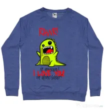 Bluza ADLER barbat Rawr Albastru melanj