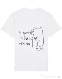 Tricou STANLEY STELLA barbat Nine lives Alb