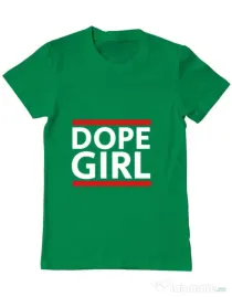 Tricou ADLER barbat Dope girl Verde mediu