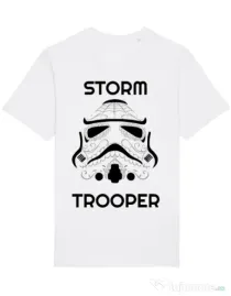 Tricou STANLEY STELLA barbat Storm trooper Alb