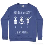 Bluza ADLER barbat Holiday workout Albastru melanj