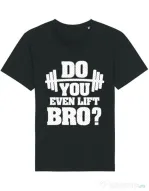 Tricou STANLEY STELLA barbat Do you even lift Negru