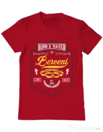 Tricou ADLER barbat Berceni Rosu