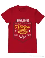 Tricou ADLER barbat Salajan Rosu