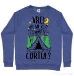 Bluza ADLER barbat Vrei sa-mi vezi la noapte cortul? Albastru melanj
