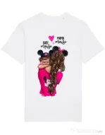 Tricou STANLEY STELLA barbat Mama and baby Mouse Alb