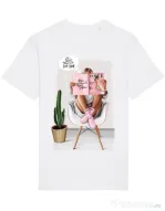 Tricou STANLEY STELLA barbat Shine baby Alb