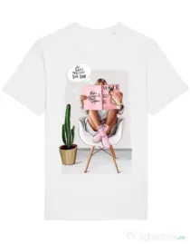 Tricou STANLEY STELLA barbat Shine baby Alb