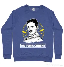 Bluza ADLER barbat Nu fura curent Albastru melanj