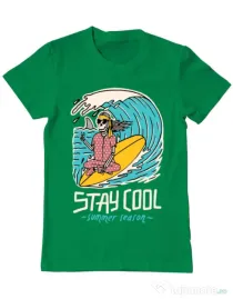 Tricou ADLER barbat stay cool Verde mediu