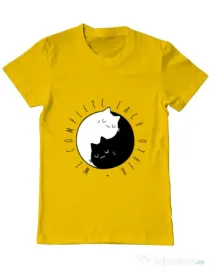 Tricou ADLER barbat We complete each other Galben