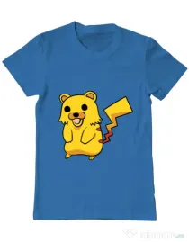 Tricou ADLER barbat Pika Pika Albastru azuriu