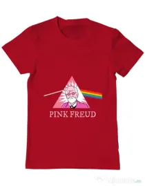 Tricou ADLER barbat Pink Freud Rosu