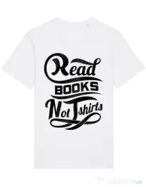 Tricou STANLEY STELLA barbat Read books Alb