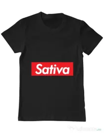 Tricou ADLER barbat Sativa Negru