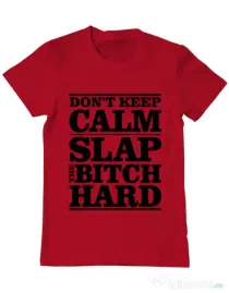 Tricou ADLER barbat Slap the bitch Rosu