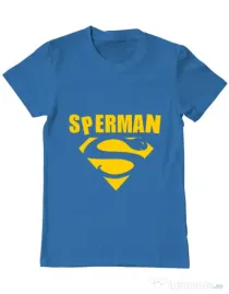 Tricou ADLER barbat Sperman Albastru azuriu