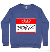 Bluza ADLER barbat Trouble Albastru melanj 