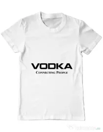 Tricou ADLER barbat Vodka Alb