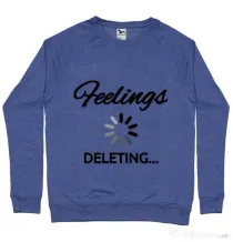 Bluza ADLER barbat Deleting feelings Albastru melanj