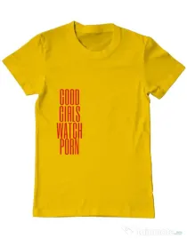 Tricou ADLER barbat Bad girls Galben