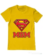 Tricou ADLER barbat Super mom Galben
