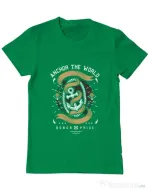 Tricou ADLER barbat Anchor The World Verde mediu