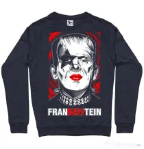 Bluza ADLER barbat FRANKISSTEIN Denim inchis