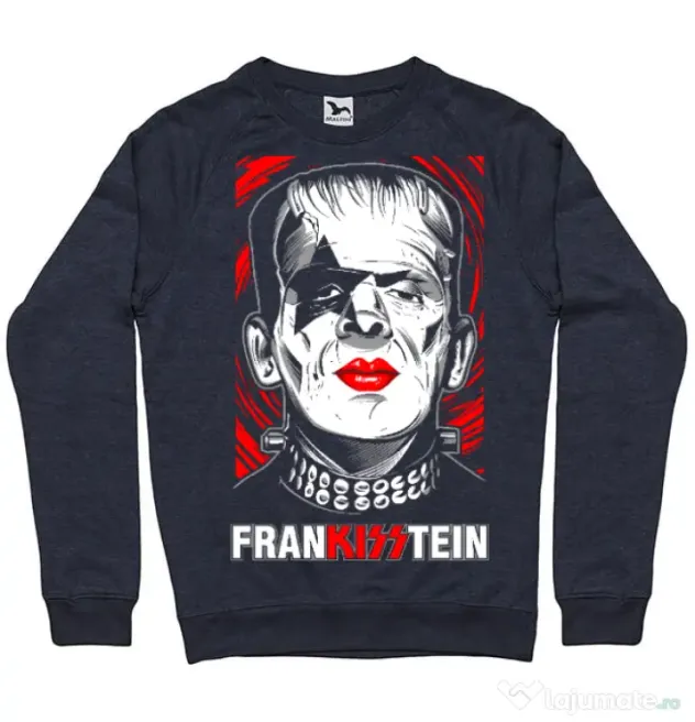 Bluza ADLER barbat FRANKISSTEIN Denim inchis